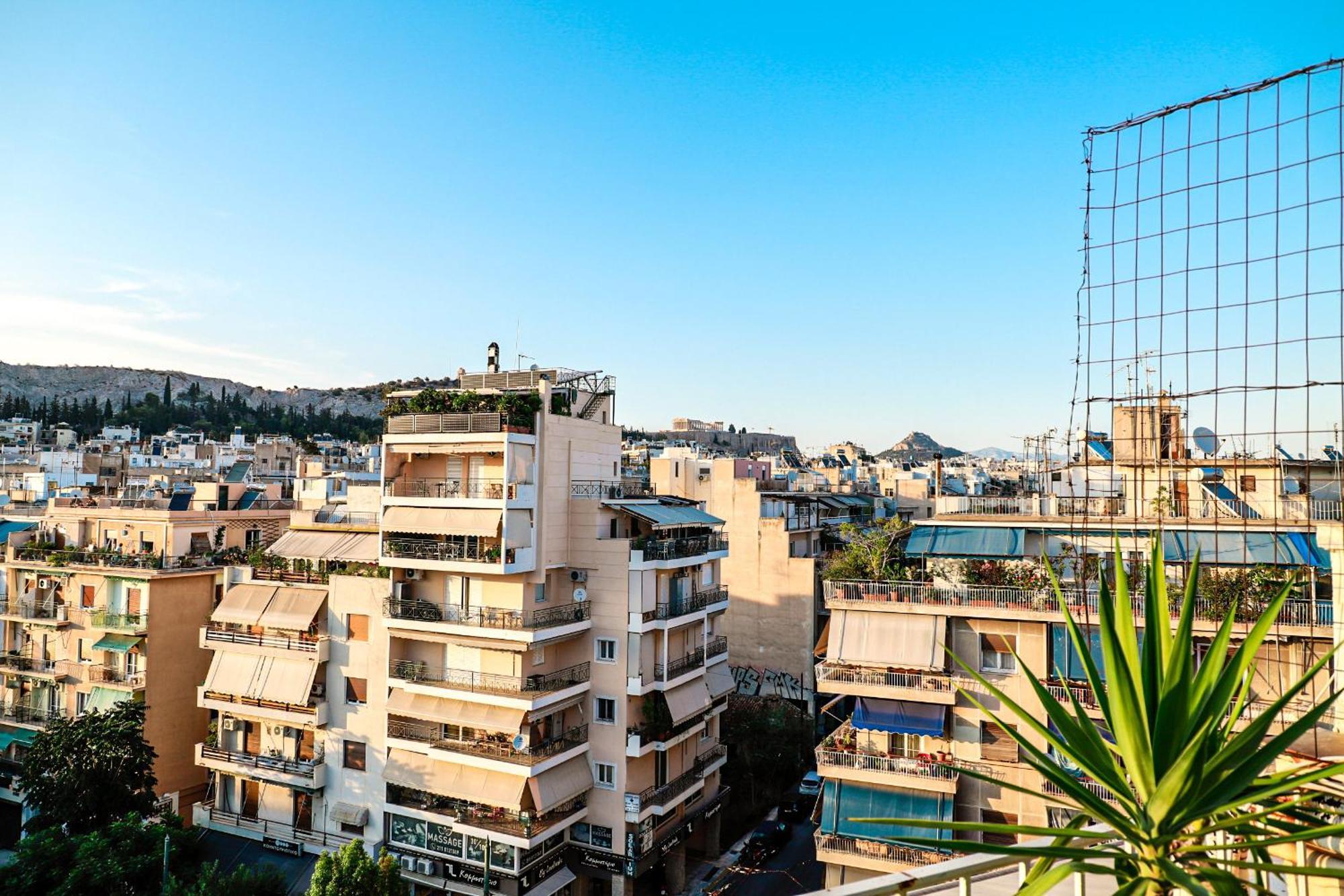 Renovated Apartment With Roof Garden Access, 15 M Walk To Acropolis Atény Exteriér fotografie