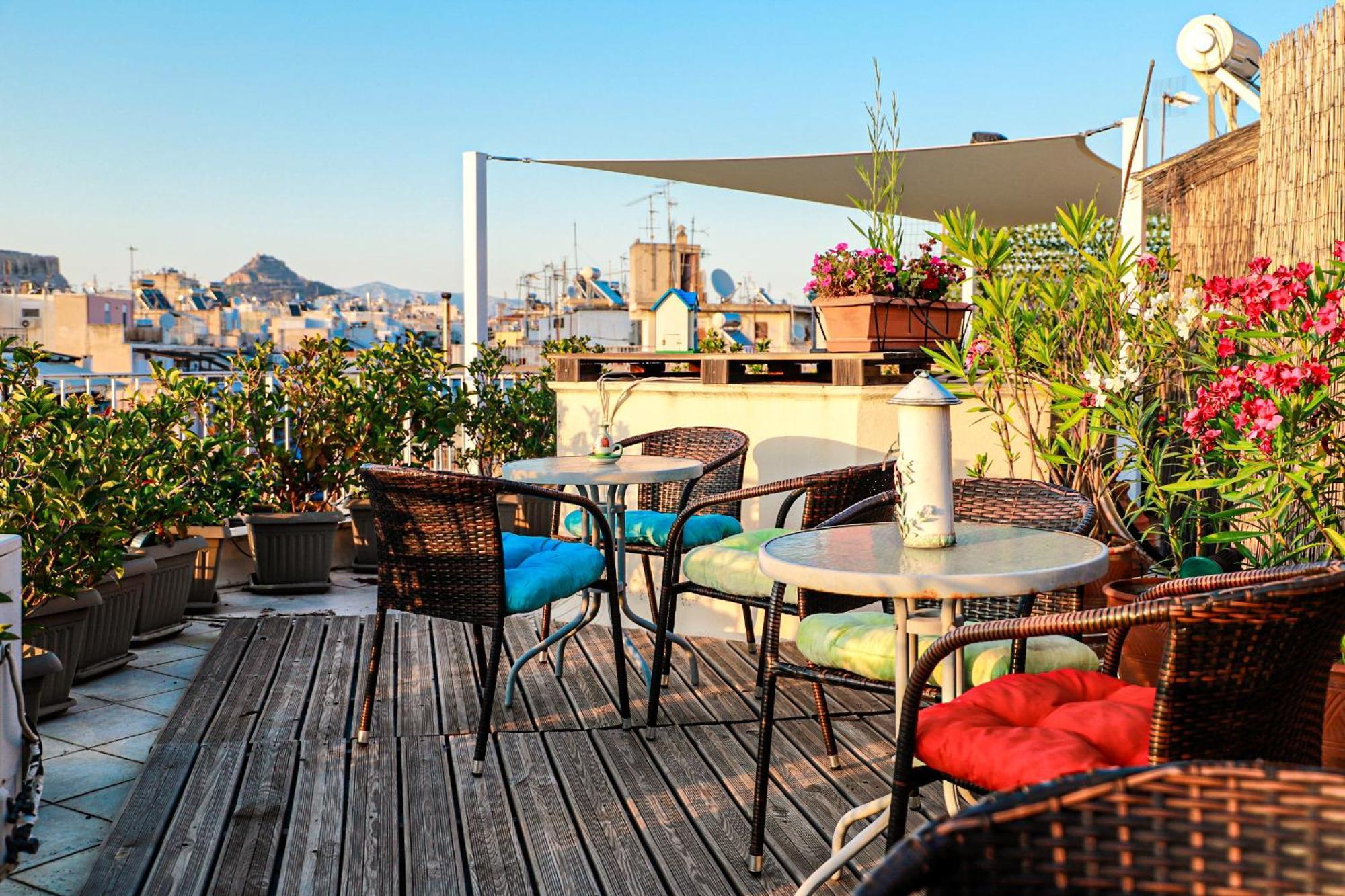 Renovated Apartment With Roof Garden Access, 15 M Walk To Acropolis Atény Exteriér fotografie